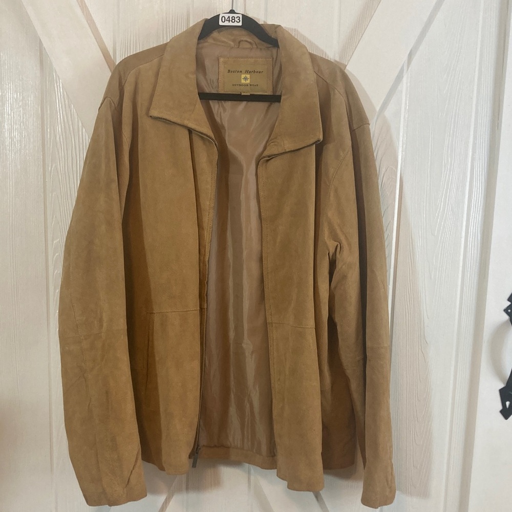 Vintage Boston Harbour Brown Suede Jacket